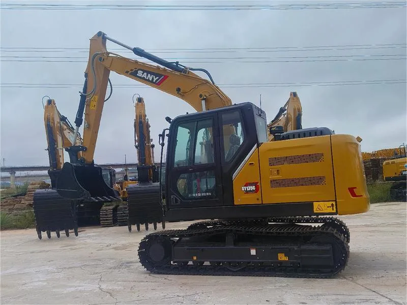 High-Efficiency Used Sy135 13 Ton Sany Excavator High Reach Demolition Excavator