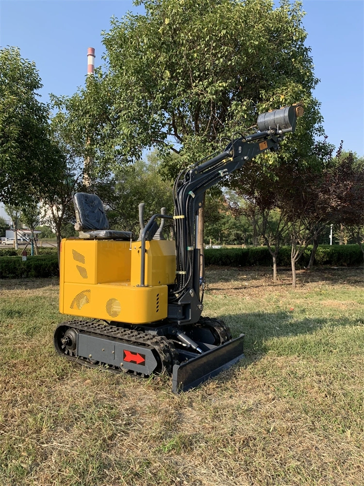 CE ISO Factory Smallest Farm Garden Crawler Hydraulic Battery Powered 1 Ton 950 Kg Electric Small Digger Swing Arm Mini Excavator Hot Sale in Europe