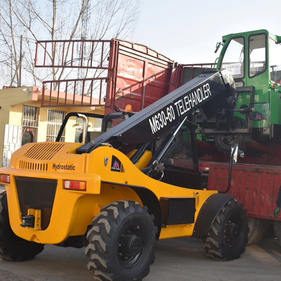 Hydraulic Boom Forklift 3 Ton Telescopic Telehandler 4X4 Material Tele Handler with Fork and Bucket