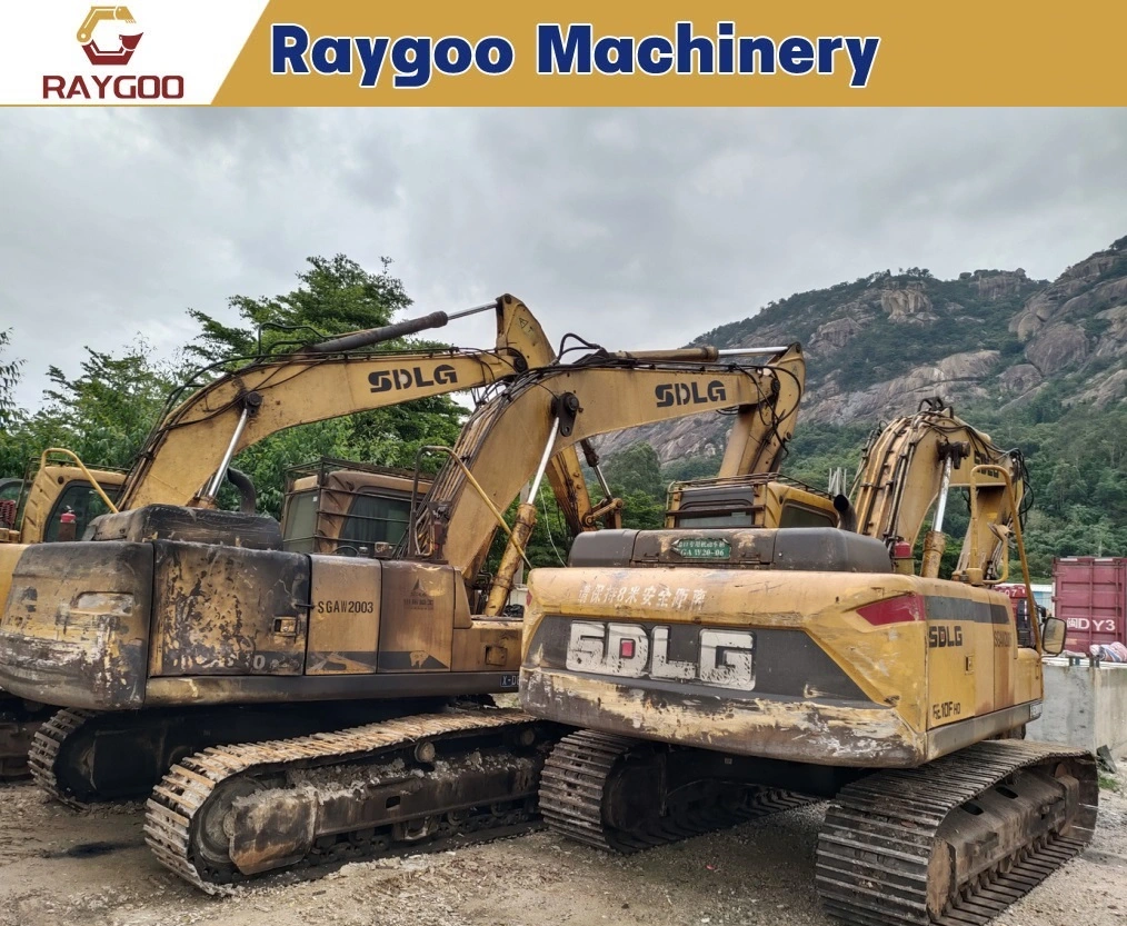 Second Hand SD LG E6210f 13.5t Hydraulic Crawler Excavator with 0.5m3 Bucket Imported Engine and Reinforced Chassis