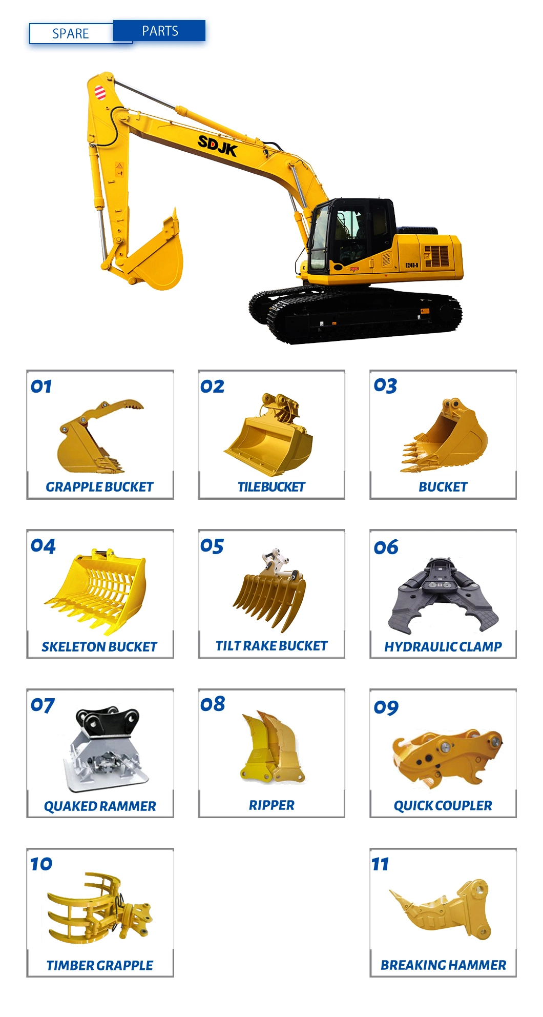 High Quality Various Jkw-240 24ton Crawler-Type Excavator List Price with Best Engine List Price for Sale