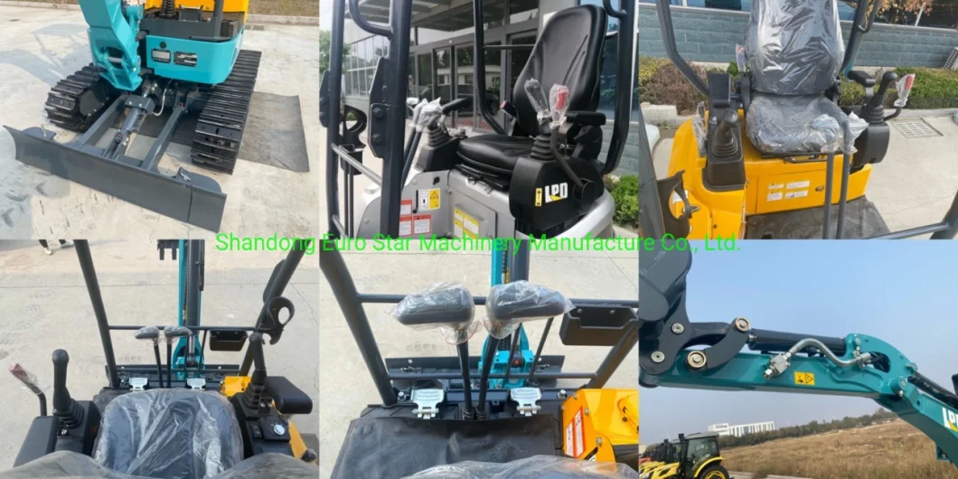 Crawler Excavator Mini Digger Excavators Mini Hydraulic Shovel Farm Diesel Land Wheel Engineering Excavators Mini Excavator Backhoe for Construction Machine