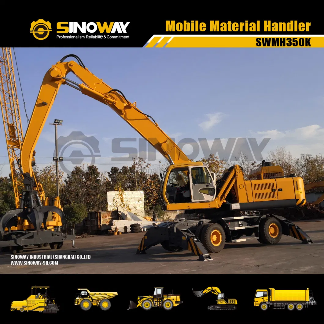 Hybrid Mobile Material Handler with Lift Cabin