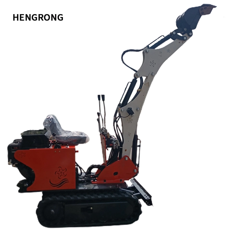 Diesel Engine Excavators Smallest 700 Kg Digger Garden Digging Machine Hydraulic Remote Control Mini Excavator with Attachments