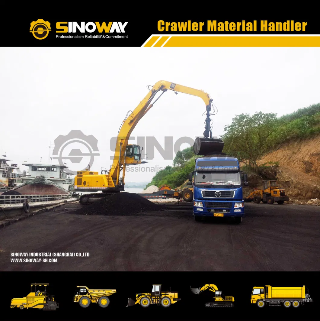 Hot Selling 42ton Material Grabbing Excavator for Coal Handling