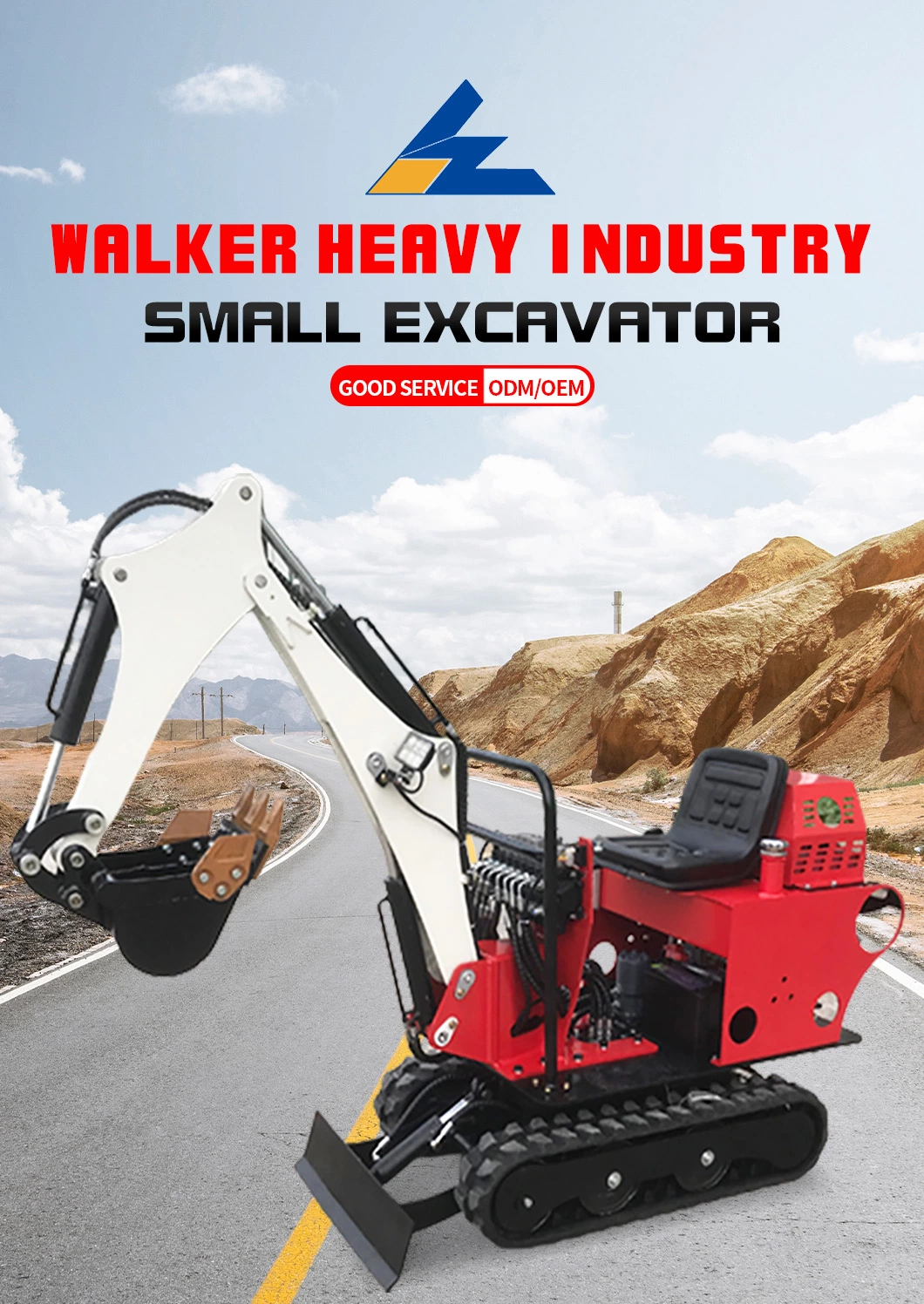 Best Selling 1.8 Ton CE ISO Small Digger Crawler Hydraulic Farm Garden Diesel Mini Excavator Cheap Factory Price for Sale