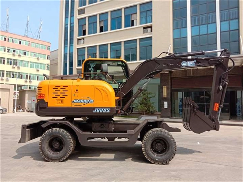 Digging Machines Excavators Mini Digger 8 Tons Wheel Excavator for Dig up Machine