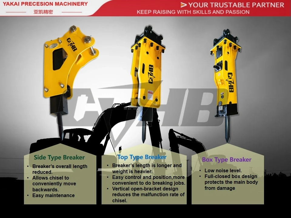 Heavy Duty Concrete Clipper 40 Crmo Double Cylinder Hydraulic Shear to Excavator