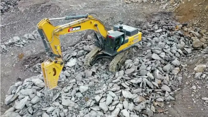 52 Ton New Bucket Excavator Xe550dk Xe550dk Max Mine Excavator with 3.6 Cbm Bucket for Mine Ore and Coal Ore