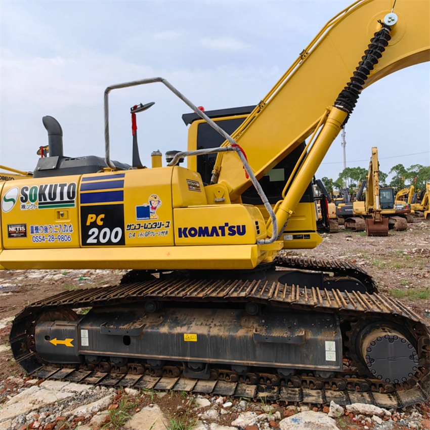 High Quality Used Excavator Komatsu 200 Good Condition 20 Tons at Low Price