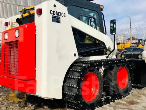 2.9ton Cdm308 Lonking Hydraulic Small Skid Steer Loader with Grabbing Forceps