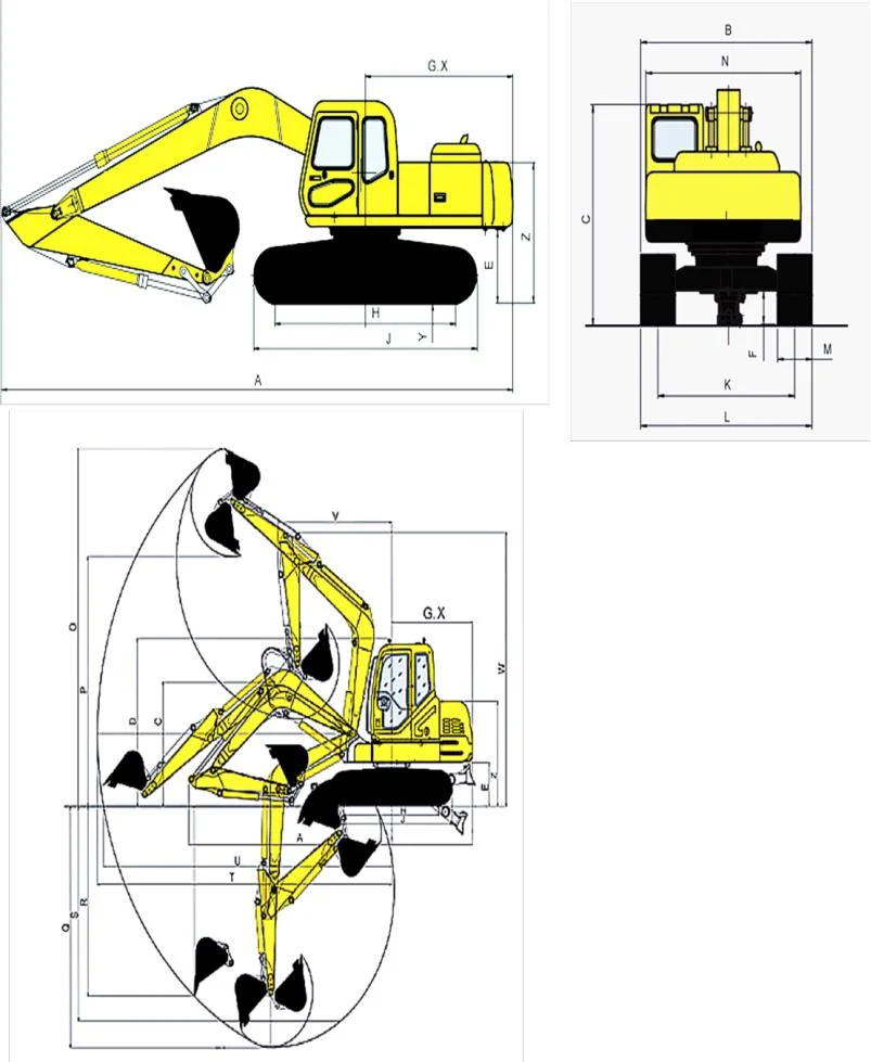 Doosan OEM Official Manufacturer 21ton 30ton 40ton 50 Tons Cummins Engine Hydraulic Wheel Crawler Excavator for Earthwork Construction, Mining