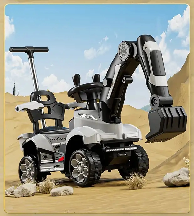 Excavator Toy Car for Children Electric Engineering Vehicle Remote Control Hook Machine Large Excavator