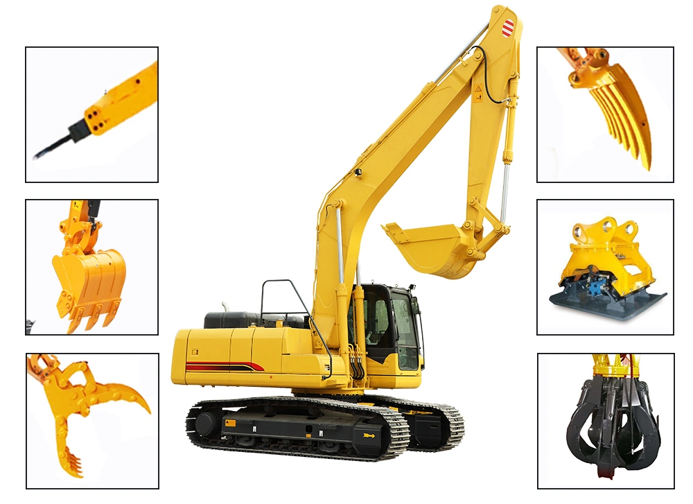 China Sell 23ton Big Crawler Excavators Use for Building Construction