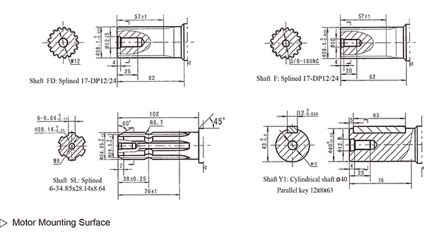 Mt200slu Hydraulic Pto Drive Motor Hydraulic Output Motor Omt Motor Pdf