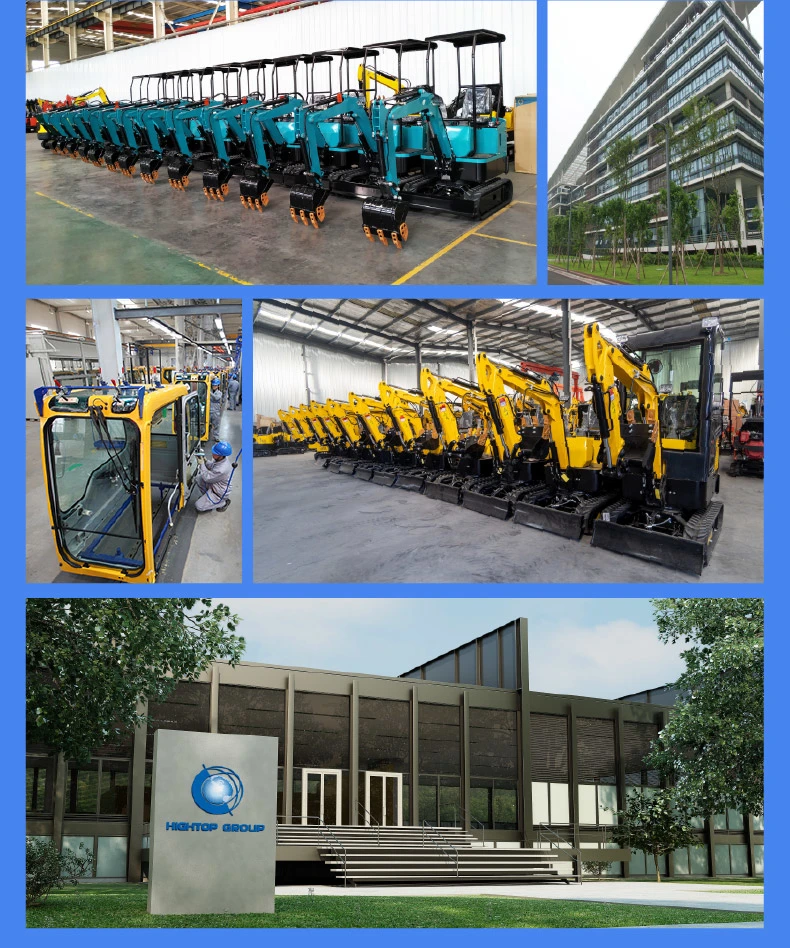 0.8 Ton/1 Ton/1.2 Ton/1.5 Ton/1.8 Ton/2 Ton China Factory Price Mini Hydraulic Crawler Excavator