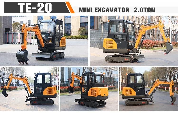 2022 Big Discount Mini Excavator 2ton with Briggs &amp; Stratton Engine for Sale China Mini Excavator Farm Excavator Fro Sale Digging Machine