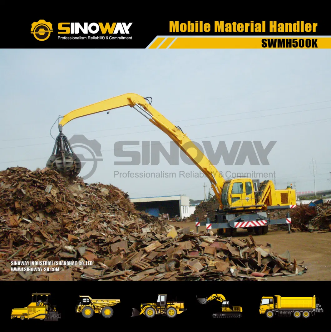 50ton Material Grabbing Handler Mobile Timber Handling Machines for Sale