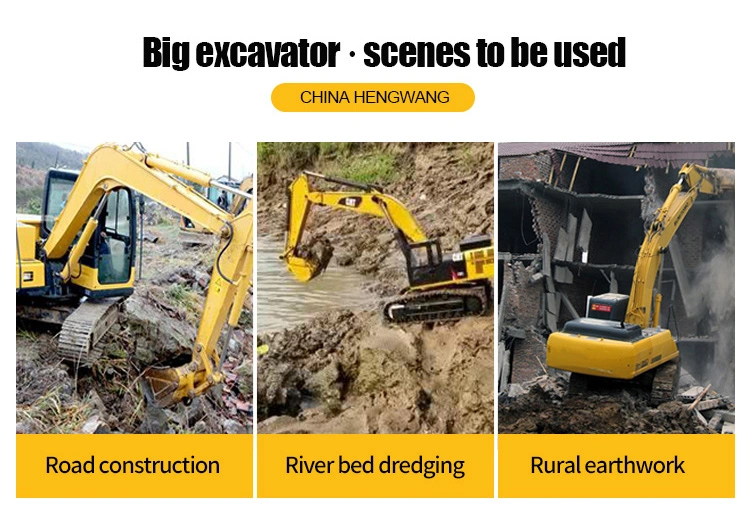 35ton Medium-Sized Crawler Construction Excavator for Excavated Materials Are Mainly Soil/Coal