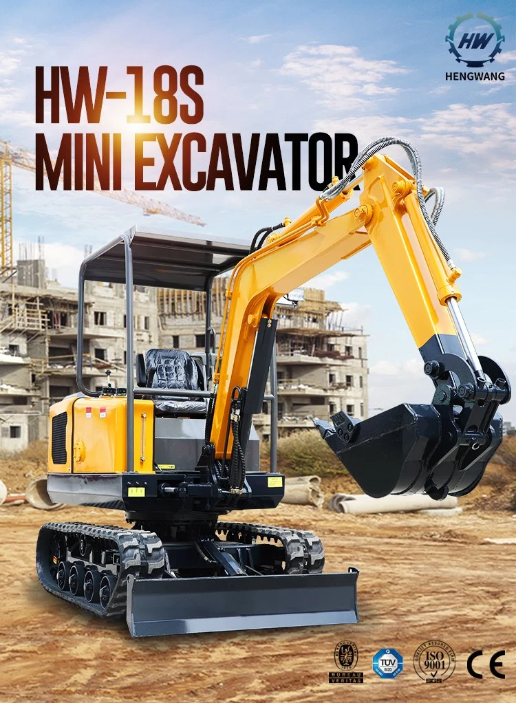 Diesel Drive Hydraulic 2000kg Micro Excavator