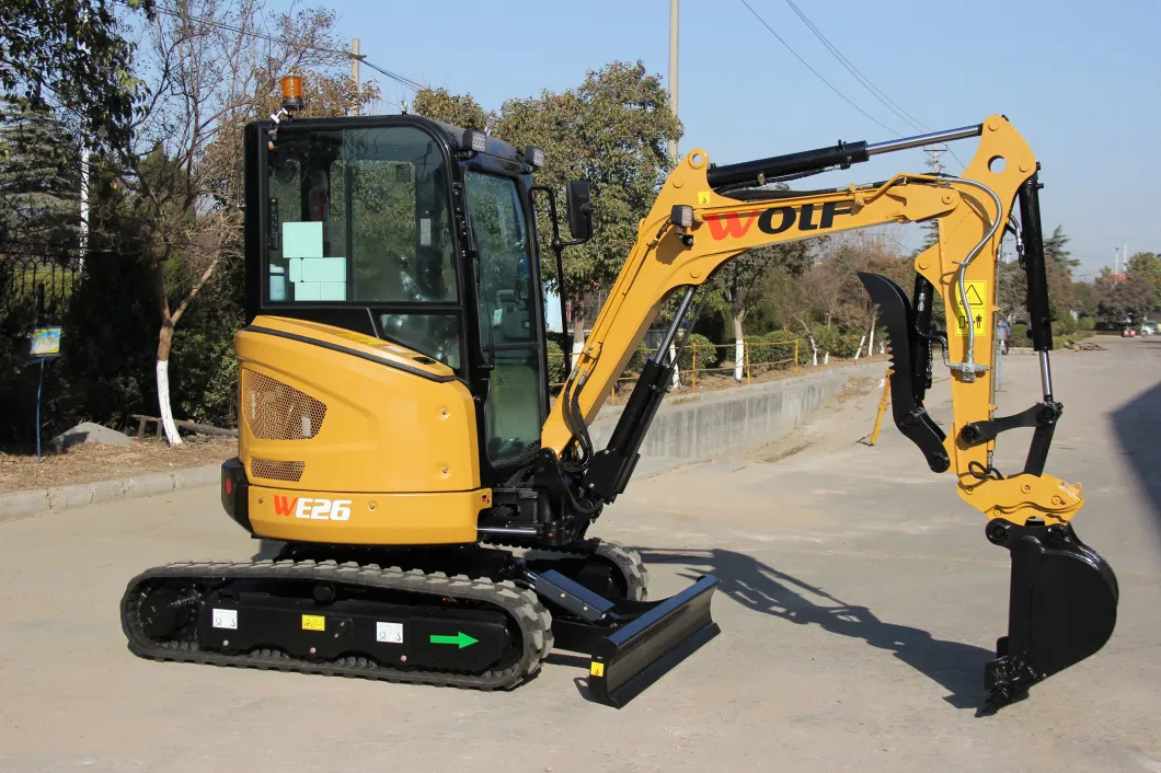 China New We26 Earth Mover Rubber Track Excavator with Tier 4 Engine