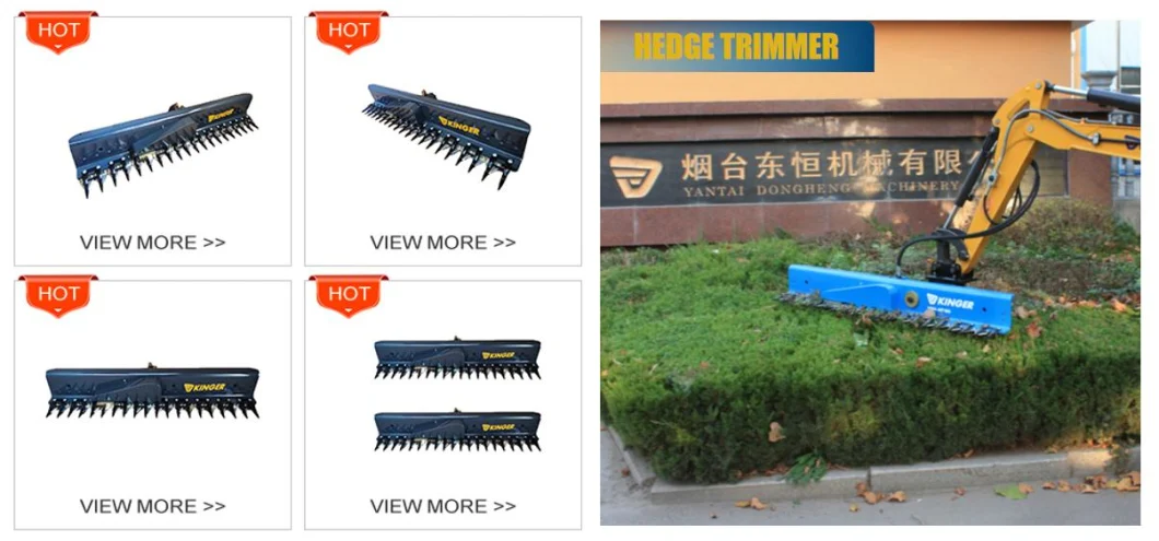 Kinger China Wholesale Hydraulic Tree Cutting Shear with Large Thrust Cylinder Mounted on Excavator Passed CE