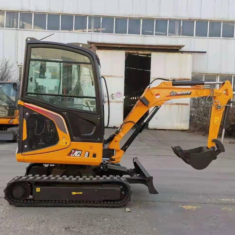 Rhinoceros Xn28 Crawler Excavators 2.8 Ton Bagger Machine Import Japan Mini Excavator Huge Excavators Trench Digger 0.05m3 Bucket with Grapple