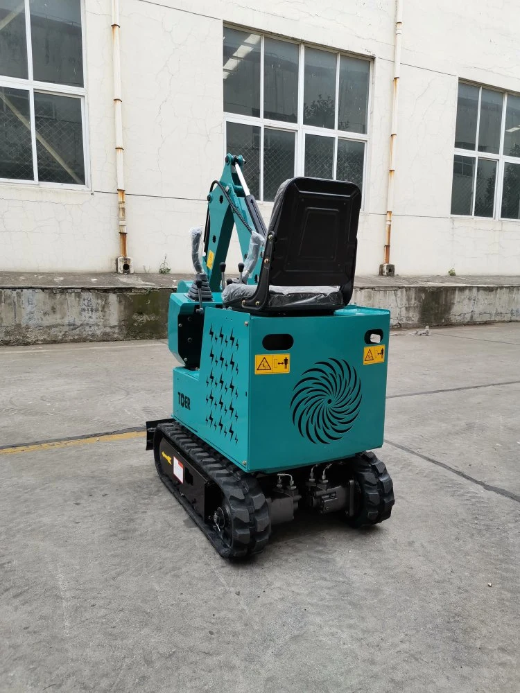 Tder Electric Digger Mini Shovel Machinemining 800kg 1000kg 1500kg 1800kg 2000kg Digging Machine Mini Excavator for Sale