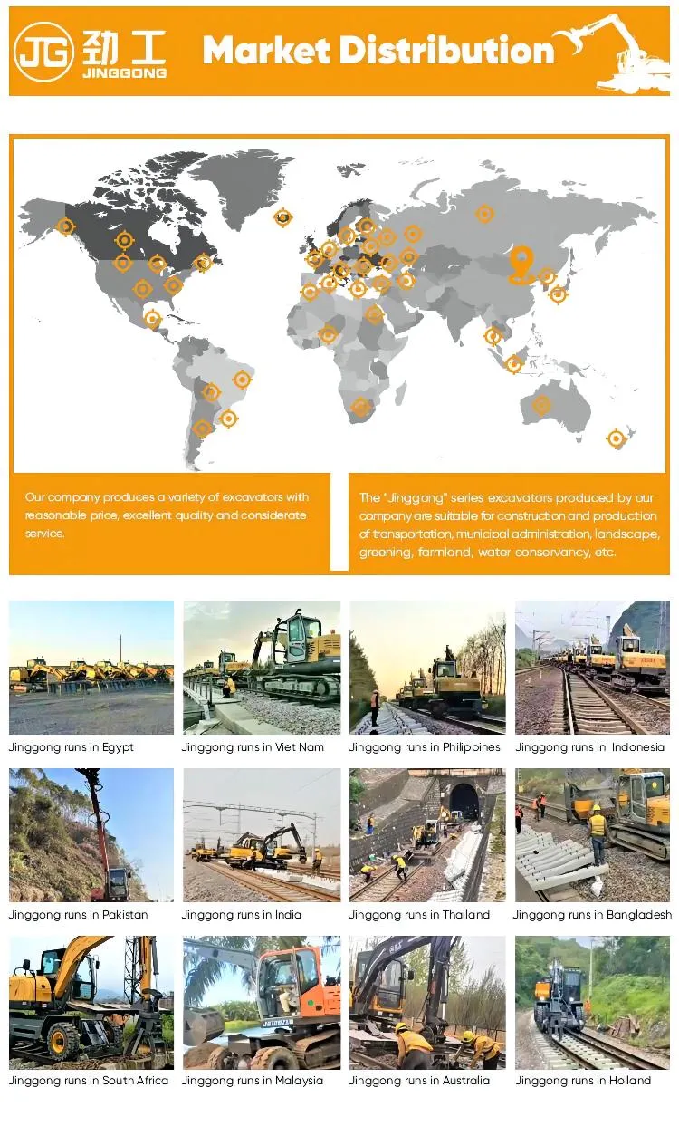 Hydraulic Mobile Excavator Scrap Material Handler on Wheel for Waste Cargo Recycling