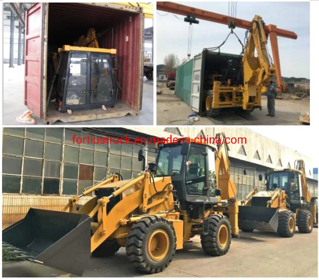 China Direct Factory 1cbm 2cbm Mini Wheel Backhoe Loader Selfloader Wheel Loader Bulldozer Demolition Machine Telescopic Handler Excavator 5% off on Discount