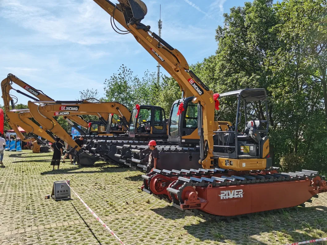 Brand New Amphibious Mini Pontoon Excavator Floating Undercarriage Fuel Saving