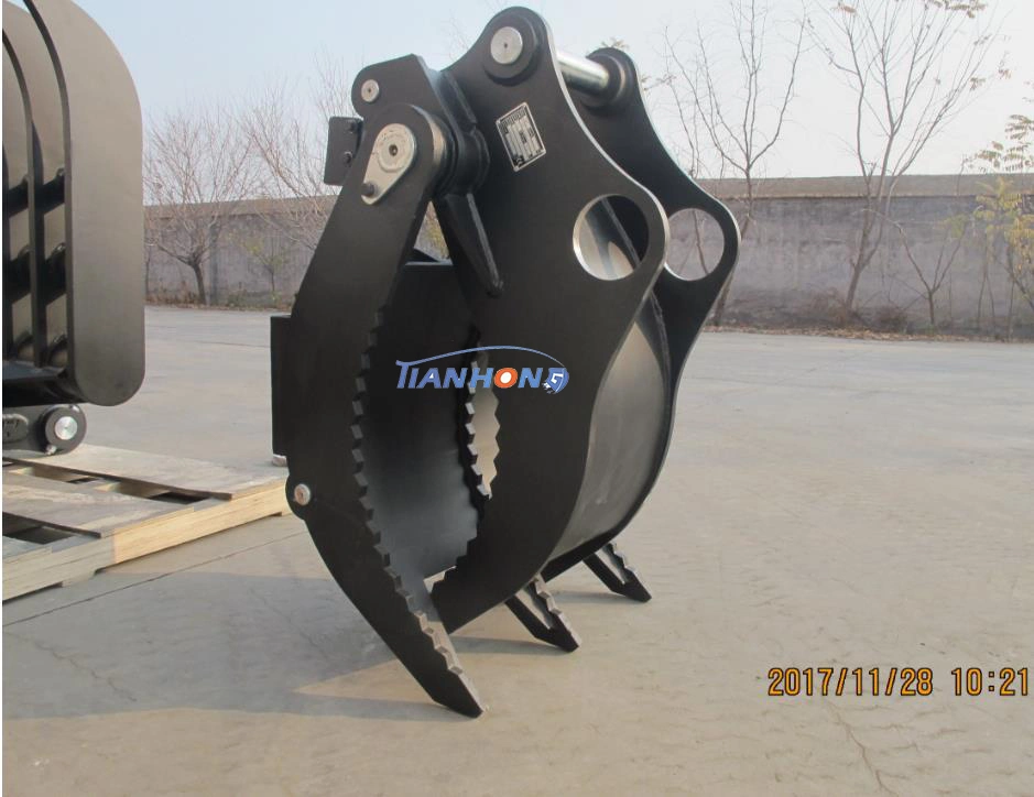 High Efficiency Logs/Waste Metal Grapples Mounted Onto Excavators