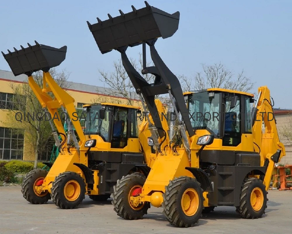 Wz30-25 Mini Tractor Loader with Excavator Front End Backhoe Loader