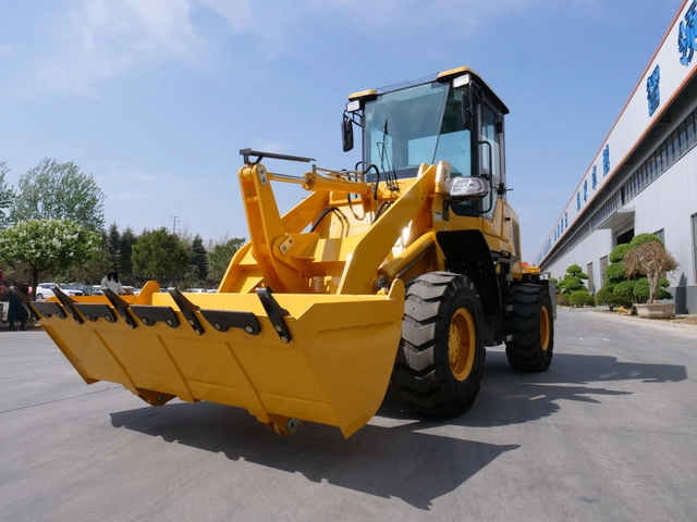 Factory Mini Loader/Small Loader/Backhoe Loader/Skid Steer Loader/Front End Loadertelescopic Wheel Loader Wheeled Excavatorwith 1ton 2ton 3ton 4tons 5tons 6tons