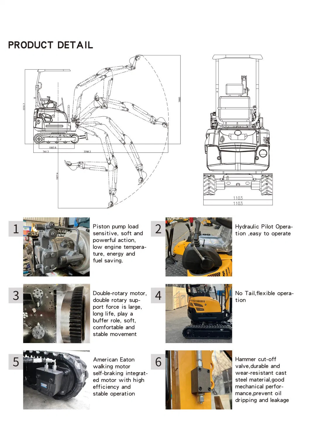 Best Selling 0.8 Ton 1 Ton 2.3 Ton New China CE ISO Small Digger Crawler Hydraulic Farm Garden Diesel Used Mini Excavator Cheap Factory Price for Sale