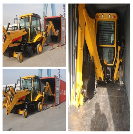 Small Hydraulic Backhoe Loader 2 Ton