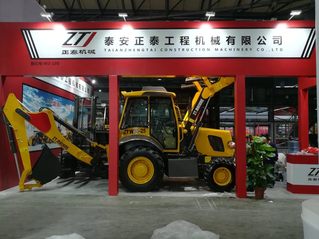 Small Hydraulic Backhoe Loader 2 Ton