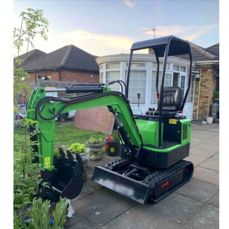 CE ISO Design Electric Hydraulic Crawler Small Size Wheel Construction Backhoe Garden Micro Household Farm Construction Greenhouse Mini Excavator