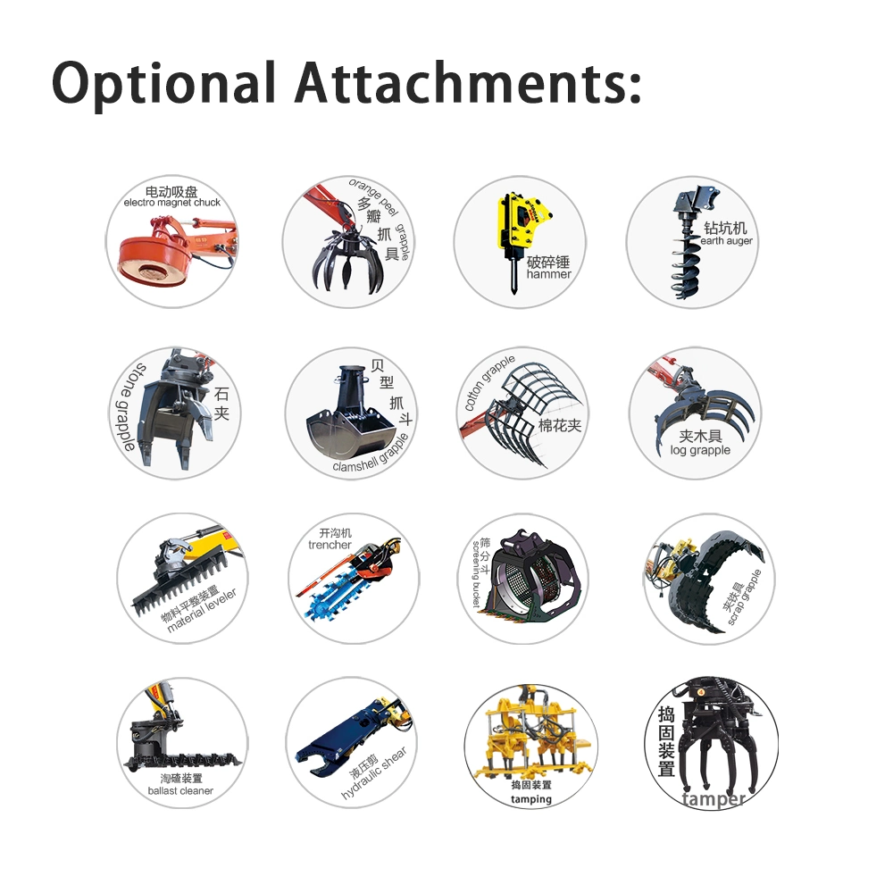 Workshop Stationary Material Handler with Wheeled and Crawler for Ports Terminals and Mills