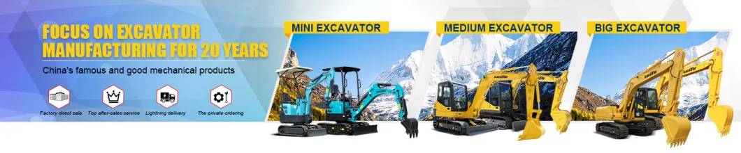 Hot Sale China Mini Small Hydraulic 1ton Diesel Engine Driven Crawler Excavators Lt1012 Plus with CE EPA Certification