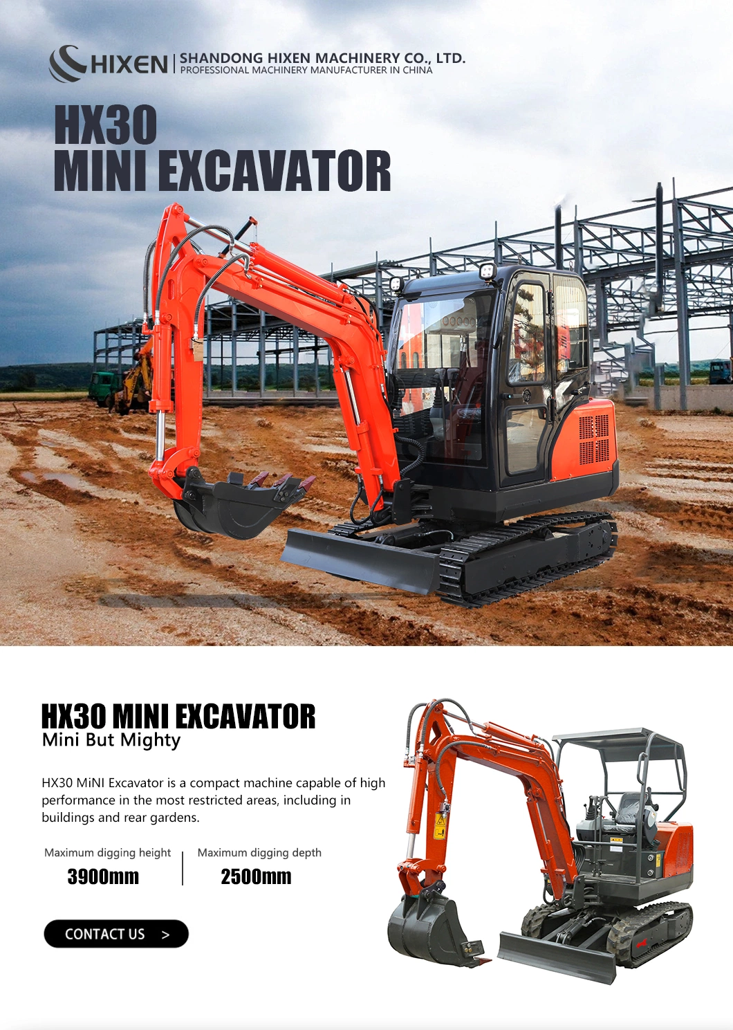 Mini Excavator 1 Ton 2 Ton Crawler with Joystick Control Micro Excavator Mini Digger for Sale China