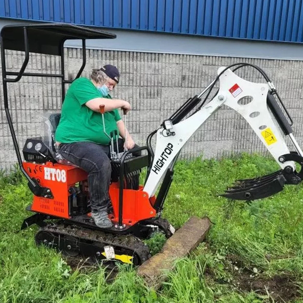 800kg/0.8ton Small Size Wheel Micro Digger Bagger Mini Electric Performance Hydraulic Crawler Excavator Machine Popular in Fgermany/New Zealand/Australia