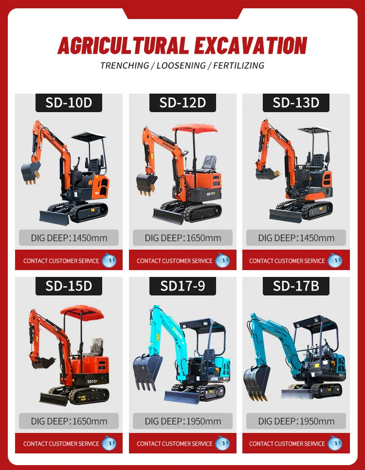 3ton Hydraulic Mini Excavator Digger/Digging Machine with Competitive Prices