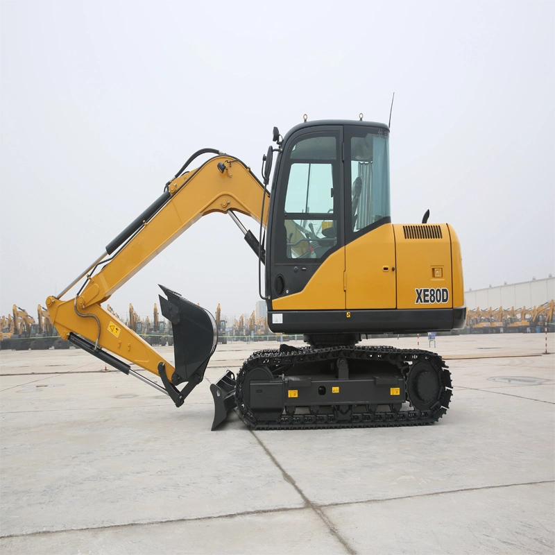 Crawler Excavator Digger Equipment Xd80A Excavator Loader 8000kg for Sale