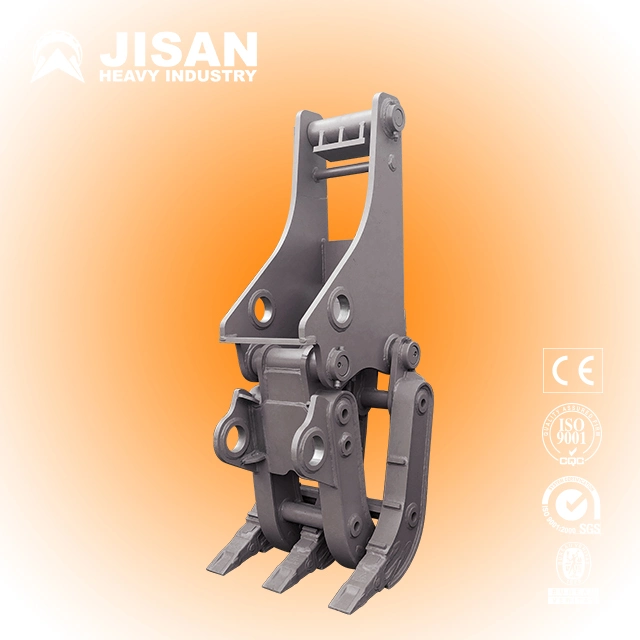 Hydraulic Grapple Suits for 20t Excavator High-Quality Hydraulic Small Log Grapple for Sk55 Sk60 Excavator