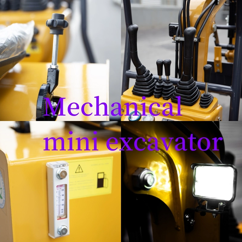 Cheapest CE EPA Micro Small 800kg 1 Ton Hydraulic Mini Excavator Trench Track Garden Mini Digger for Farm