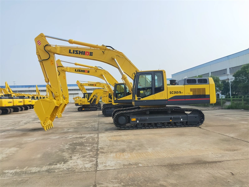 Electric Drive Hydraulic Long Reach Boom Caterpillar Cat 349 Crawler Excavator