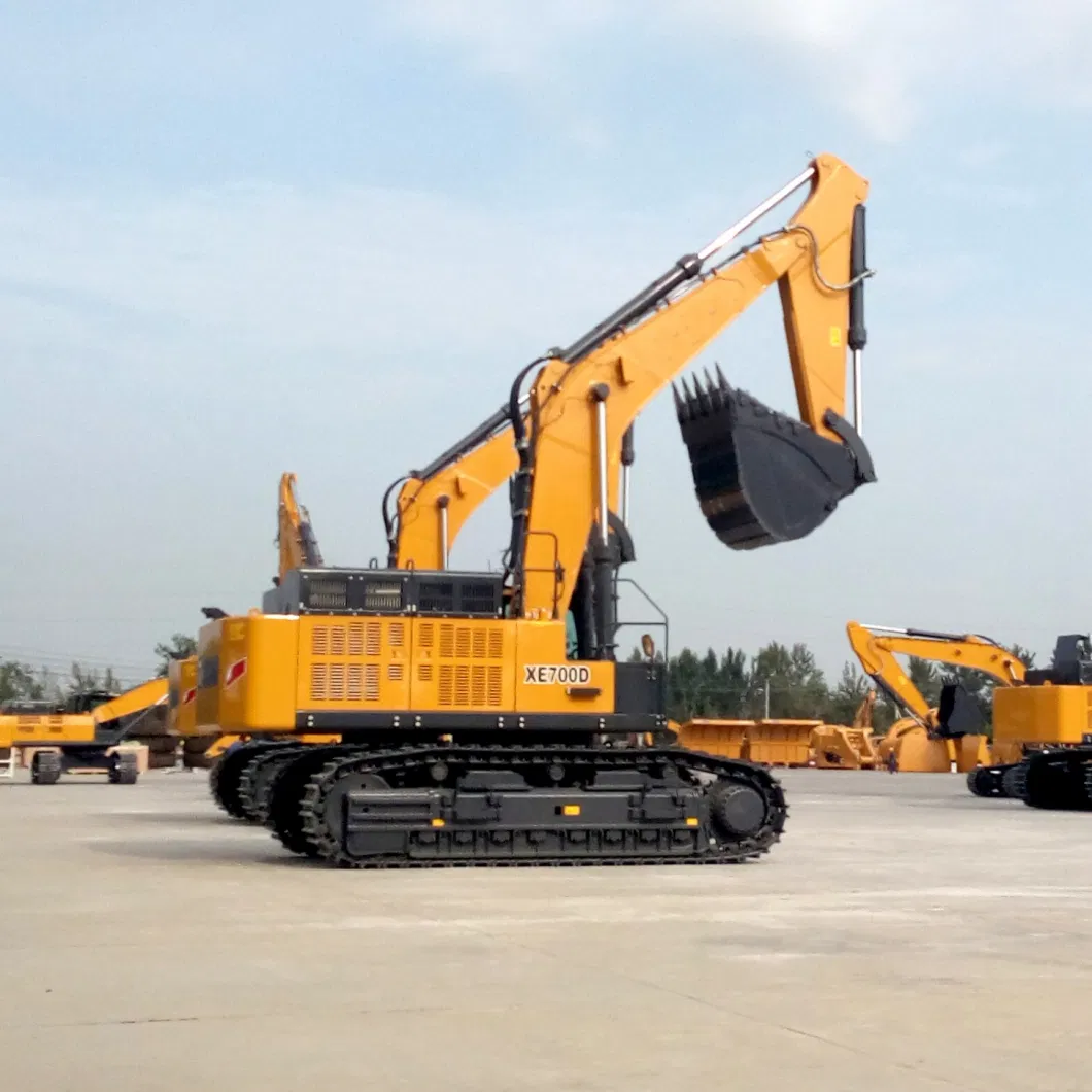 Xe700d Large Excavator Machine 70ton Excavator with 4.5cbm Bucket for Mining Quarry Earth-Moving Factory Price