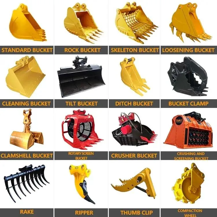 Bucket Excavator for Hitachi Kobelco Komat-Su Cater-Pillar Yanmar Maker Excavator Parts