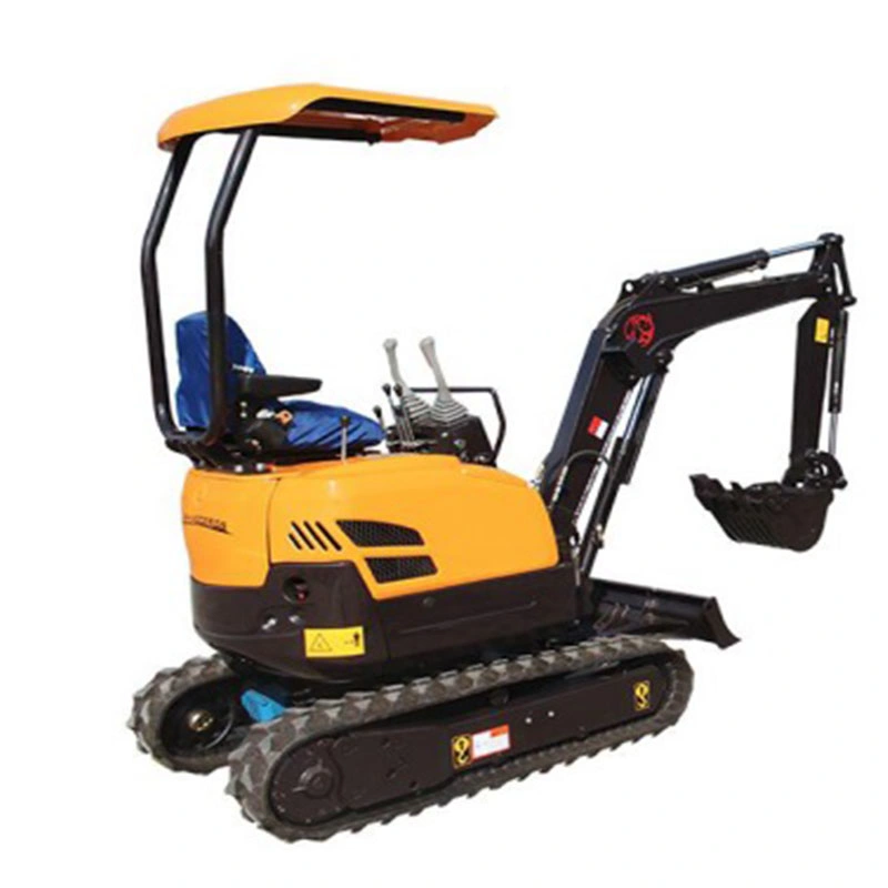 Digging Multifunction Hydraulic Crawler Towable Backhoe with EPA Engine